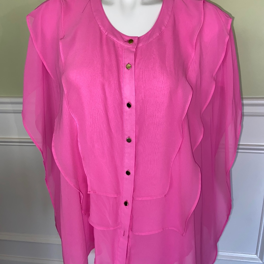 The Beautiful pink top Jennifer Lopez size L